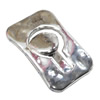 Clasps. Fashion Zinc Alloy Jewelry Findings. Lead-free. 38x24mm. Hole:9.5x2mm,7x3mm, Sold by KG
