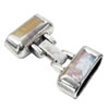 Clasps. Fashion Zinc Alloy Jewelry Findings. Lead-free. 40x24mm. Hole:21x6mm, Sold by Bag