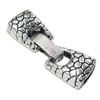 Clasps. Fashion Zinc Alloy Jewelry Findings. Lead-free. 42x13mm. Hole:10x3mm,7x9mm, Sold by Bag