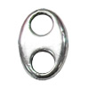 Slider, Zinc Alloy Bracelet Findinds, Lead-free, 11x8mm, Hole size:3mm, Sold by KG
