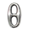 Slider, Zinc Alloy Bracelet Findinds, Lead-free, 11x8mm, Hole size:3mm, Sold by KG
