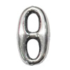 Slider, Zinc Alloy Bracelet Findinds, Lead-free, 11x8mm, Hole size:3mm, Sold by KG