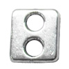 Slider, Zinc Alloy Bracelet Findinds, Lead-free, 15x13mm, Hole size:4mm, Sold by KG
