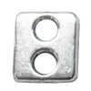 Slider, Zinc Alloy Bracelet Findinds, Lead-free, 15x13mm, Hole size:4mm, Sold by KG