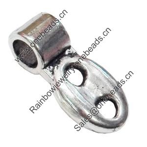 Slider, Zinc Alloy Bracelet Findinds, Lead-free, 20x9mm, Hole size:5mm, Sold by KG