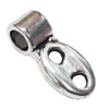 Slider, Zinc Alloy Bracelet Findinds, Lead-free, 20x9mm, Hole size:5mm, Sold by KG