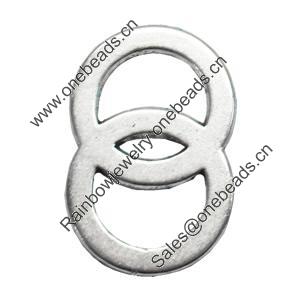 Slider, Zinc Alloy Bracelet Findinds, Lead-free, 37x25mm, Sold by KG