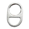 Slider, Zinc Alloy Bracelet Findinds, Lead-free, 20x32mm,Sold by KG