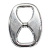 Slider, Zinc Alloy Bracelet Findinds, Lead-free, 22x29mm, Sold by KG
