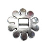 Slider, Zinc Alloy Bracelet Findinds, Lead-free, 20x20mm, Hole size:6mm, Sold by KG