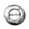 Slider, Zinc Alloy Bracelet Findinds, Lead-free, 25x25mm, Hole size:11.5mm, Sold by KG
