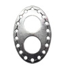 Slider, Zinc Alloy Bracelet Findinds, Lead-free, 52x35mm, Sold by KG
