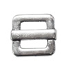 Slider, Zinc Alloy Bracelet Findinds, Lead-free, 25x23mm, Hole size:14mm, Sold by KG