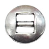 Slider, Zinc Alloy Bracelet Findinds, Lead-free, 14x14mm, Hole size:6mm, Sold by KG

