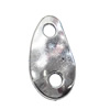 Slider, Zinc Alloy Bracelet Findinds, Lead-free, 29x16mm, Hole size:4mm, Sold by KG
