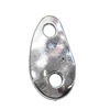 Slider, Zinc Alloy Bracelet Findinds, Lead-free, 29x16mm, Hole size:4mm, Sold by KG