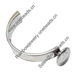 Zinc Alloy Cord End Caps. Fashion Jewelry findings. 60x34mm,thickness:10mm Hole:8.5x3mm, Sold by Bag