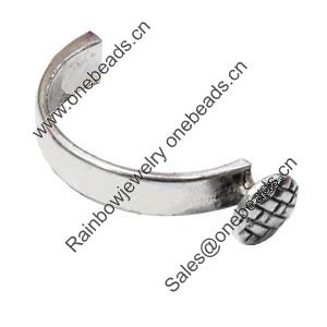 Zinc Alloy Cord End Caps. Fashion Jewelry findings. 60x34mm,thickness:10mm Hole:8.5x3mm, Sold by Bag