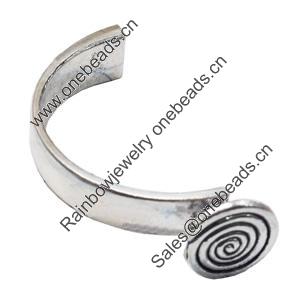 Zinc Alloy Cord End Caps. Fashion Jewelry findings. 60x34mm,thickness:10mm Hole:8.5x3mm, Sold by Bag