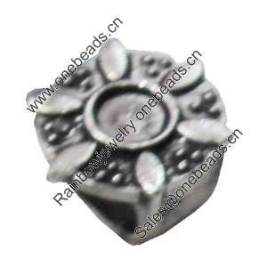 Slider, Zinc Alloy Bracelet Findinds, Lead-free, 15x15mm, Hole size:10x7.5mm, Sold by Bag