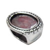Slider, Zinc Alloy Bracelet Findinds, Lead-free, 19x15mm, Hole size:10x7.5mm, Sold by Bag
