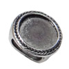 Slider, Zinc Alloy Bracelet Findinds, Lead-free, 16x16mm, Hole size:10x7.5mm, Sold by Bag
