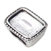 Slider, Zinc Alloy Bracelet Findinds, Lead-free, 19x15mm, Hole size:10x7.5mm, Sold by Bag
