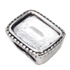 Slider, Zinc Alloy Bracelet Findinds, Lead-free, 19x15mm, Hole size:10x7.5mm, Sold by Bag