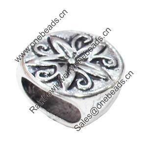 Slider, Zinc Alloy Bracelet Findinds, Lead-free, 16x16mm, Hole size:10x7.5mm, Sold by Bag