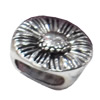 Slider, Zinc Alloy Bracelet Findinds, Lead-free, 17x17mm, Hole size:10x7.5mm, Sold by Bag
