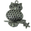 Hollow Bali Pendant.  Fashion Zinc Alloy Jewelry Findings. Lead-free. Animal 41x39mm. Sold by Bag