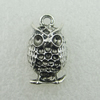 Pendant. Fashion Zinc Alloy Jewelry Findings. Lead-free. Animal 20x10mm. Sold by Bag 
