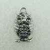 Pendant. Fashion Zinc Alloy Jewelry Findings. Lead-free. Animal 20x10mm. Sold by Bag 