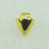 Pendant. Fashion Zinc Alloy Jewelry Findings. Lead-free. Teardrop 5x4mm. Sold by Bag 
