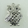 Hollow Bali Pendant.  Fashion Zinc Alloy Jewelry Findings. Lead-free. Animal 44x30mm. Sold by Bag
