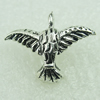 Pendant. Fashion Zinc Alloy Jewelry Findings. Lead-free. Animal 15x19mm. Sold by Bag 
