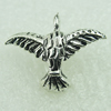 Pendant. Fashion Zinc Alloy Jewelry Findings. Lead-free. Animal 15x19mm. Sold by Bag 