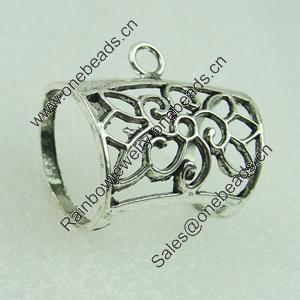 Zinc Alloy Bali & Cord End Caps. Fashion Jewelry Findings. Lead-free 31x22mm. Sold by Bag