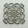 Connector. Fashion Zinc Alloy Jewelry Findings. Lead-free 33x33mm. Sold by Bag 
