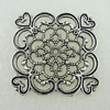 Connector. Fashion Zinc Alloy Jewelry Findings. Lead-free 33x33mm. Sold by Bag 