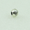 Beads. Fashion Zinc Alloy jewelry findings. Lead-free. Round 6x6mm. Sold by Bag
