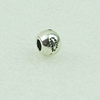 Beads. Fashion Zinc Alloy jewelry findings. Lead-free. Round 6x6mm. Sold by Bag