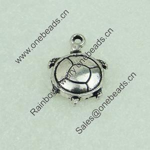 Pendant. Fashion Zinc Alloy Jewelry Findings. Lead-free. Animal 21x15mm. Sold by Bag 