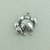 Pendant. Fashion Zinc Alloy Jewelry Findings. Lead-free. Animal 18x17mm. Sold by Bag 

