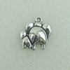 Pendant. Fashion Zinc Alloy Jewelry Findings. Lead-free. Animal 18x17mm. Sold by Bag 