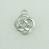 Pendant. Fashion Zinc Alloy Jewelry Findings. Lead-free. Flower 22x18mm. Sold by Bag 

