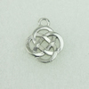 Pendant. Fashion Zinc Alloy Jewelry Findings. Lead-free. Flower 22x18mm. Sold by Bag 