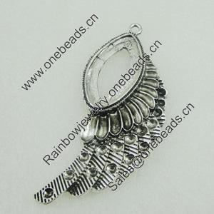 Zinc Alloy Cabochon Settings. Fashion Jewelry Findings. Lead-free.71x39mm. inner dia:17x30mm. Sold by Bag