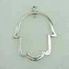 Connector. Fashion Zinc Alloy Jewelry Findings. Lead-free 65x50mm. Sold by Bag 

