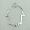 Connector. Fashion Zinc Alloy Jewelry Findings. Lead-free 65x50mm. Sold by Bag 